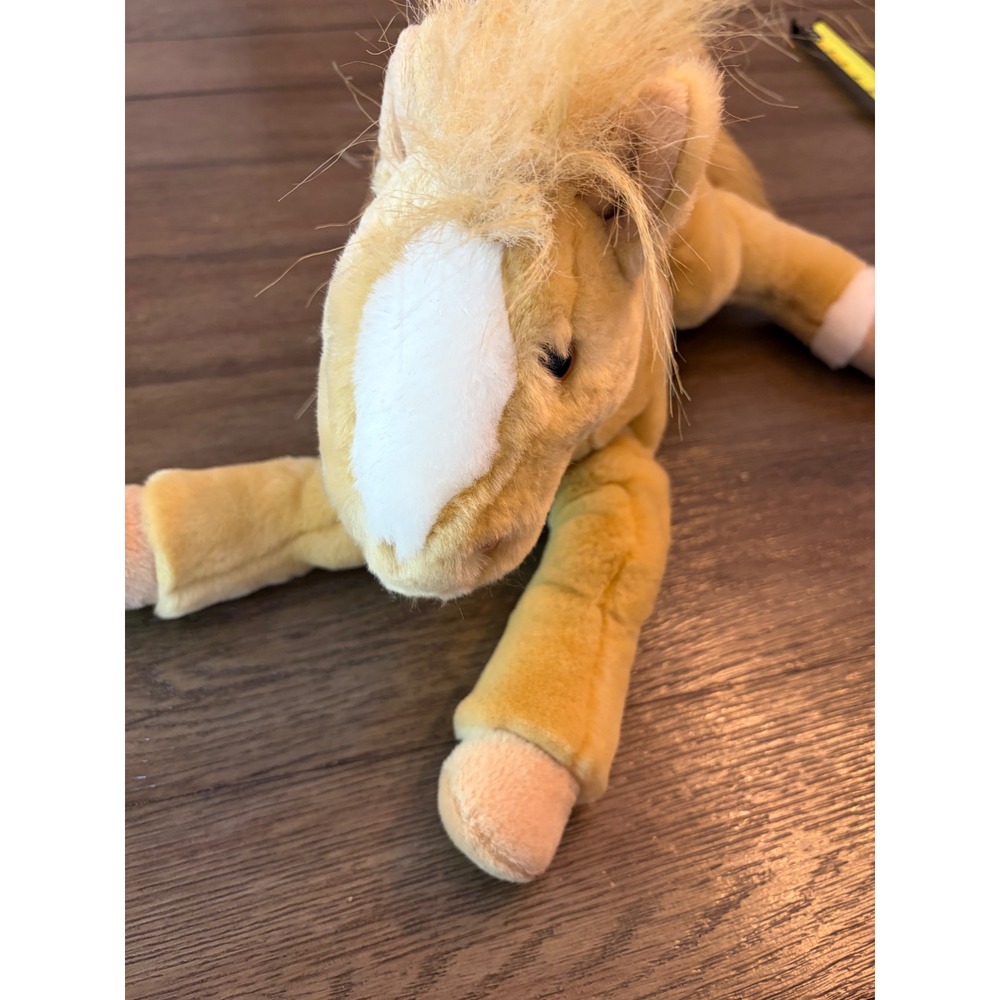 Animal Alley Horse Plush Unisex 16" Tan Palomino Pony Toys R Us Exclusive Blaze